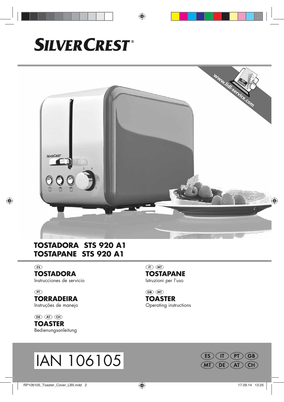 Silvercrest STS 920 A1 User Manual | 46 pages