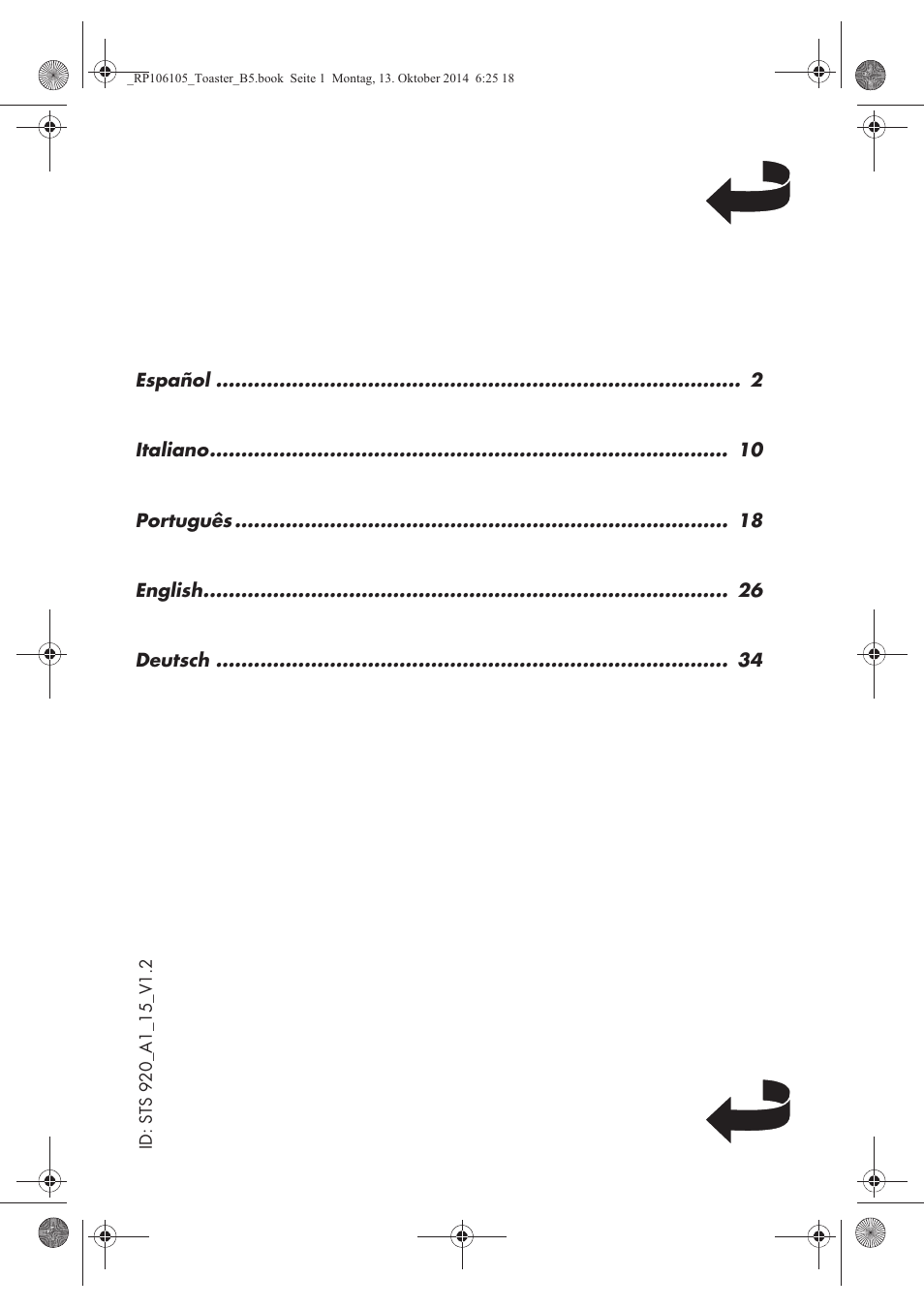 Silvercrest STS 920 A1 User Manual | Page 2 / 46