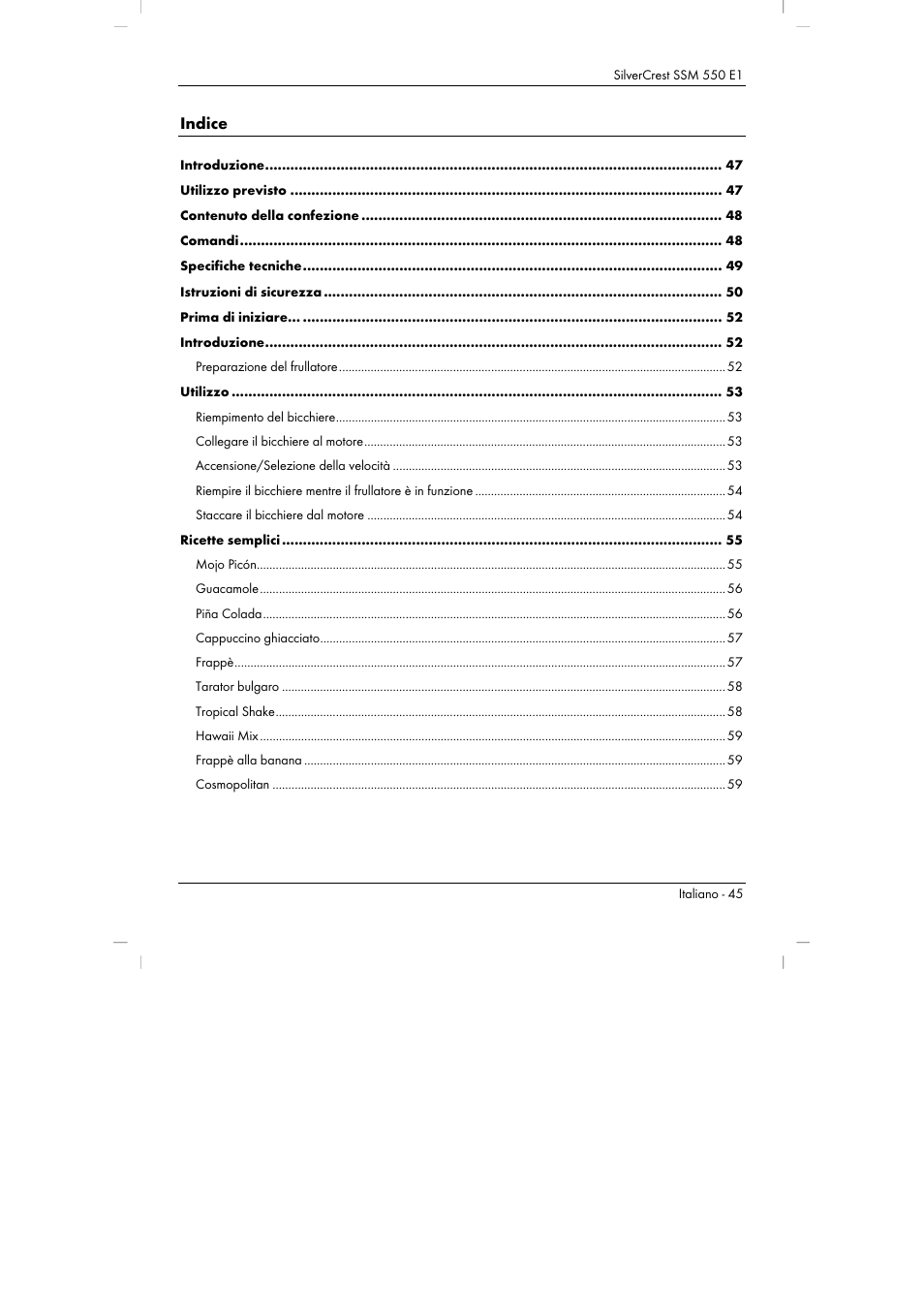 Silvercrest SSM 550 E1 User Manual | Page 47 / 90