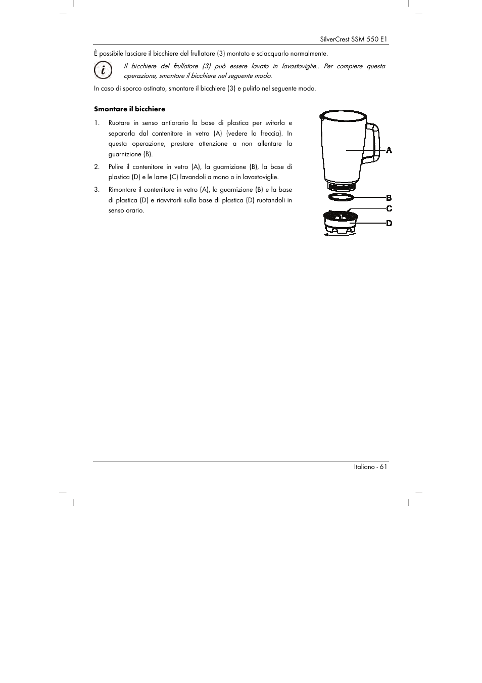 Silvercrest SSM 550 E1 User Manual | Page 63 / 90