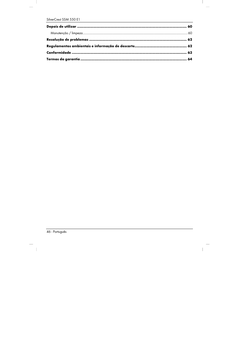 Silvercrest SSM 550 E1 User Manual | Page 48 / 110