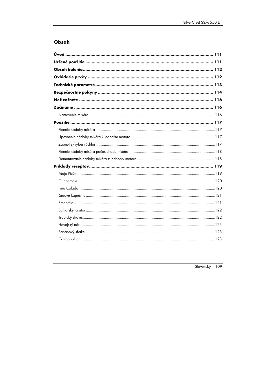 Silvercrest SSM 550 E1 User Manual | Page 111 / 154