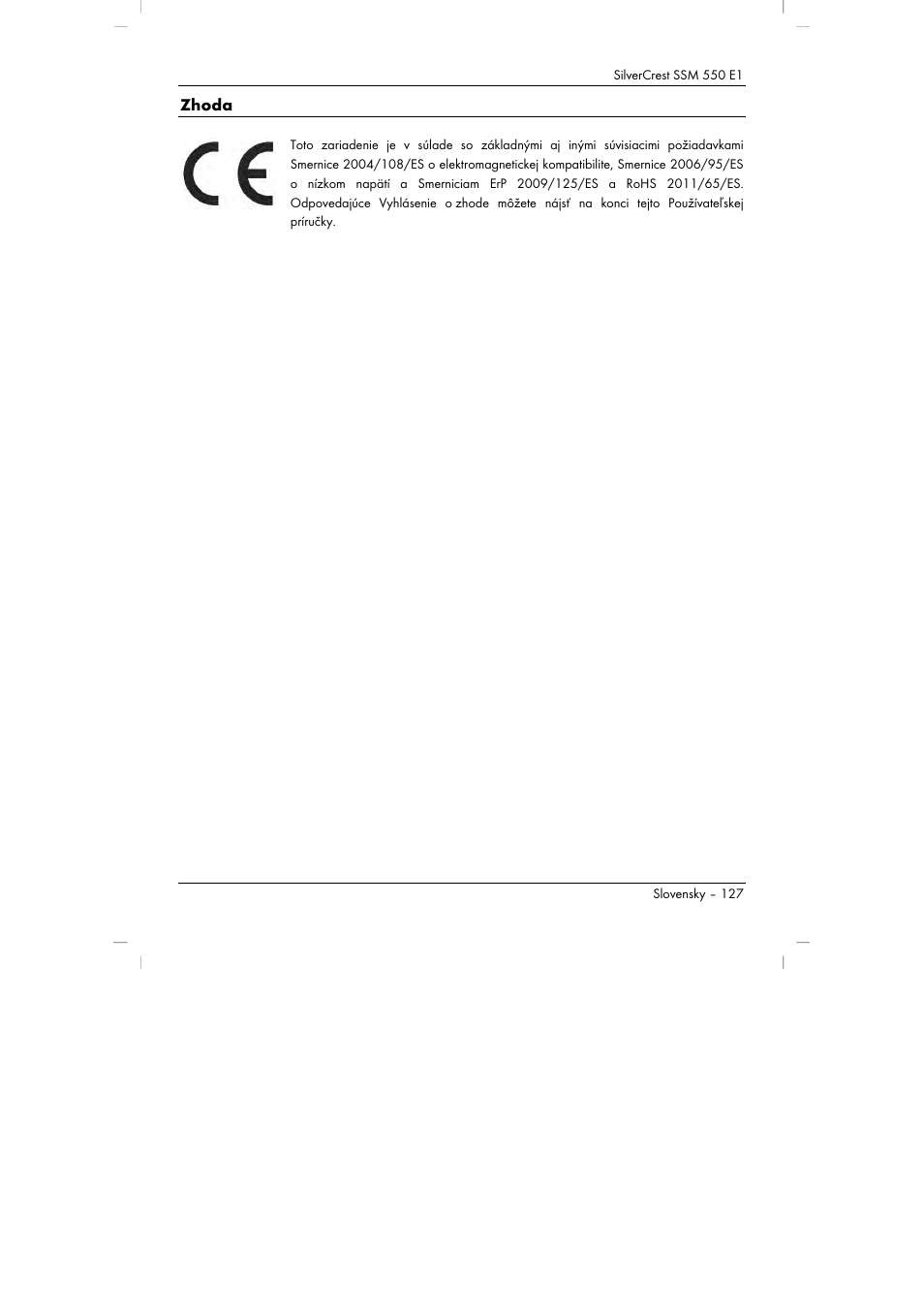 Silvercrest SSM 550 E1 User Manual | Page 129 / 154