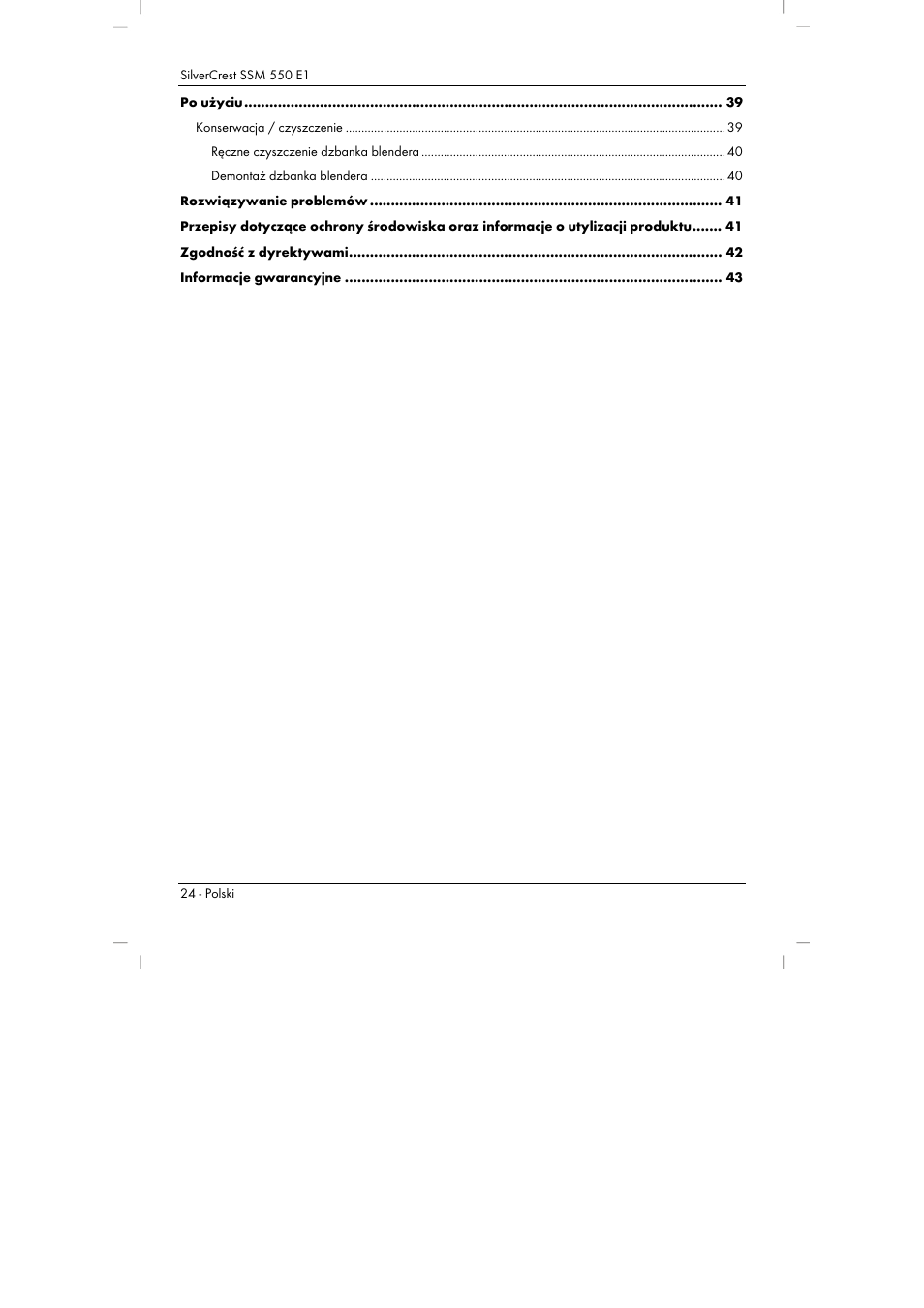 Silvercrest SSM 550 E1 User Manual | Page 26 / 154