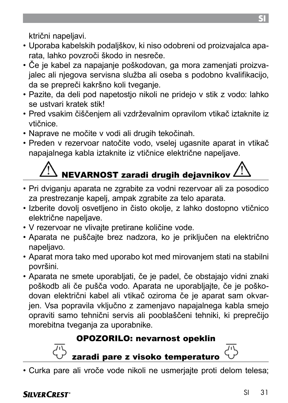 Silvercrest SEMR 850 A1 User Manual | Page 31 / 91