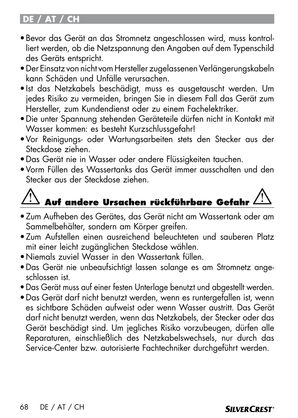 Silvercrest SEMR 850 A1 User Manual | Page 68 / 91