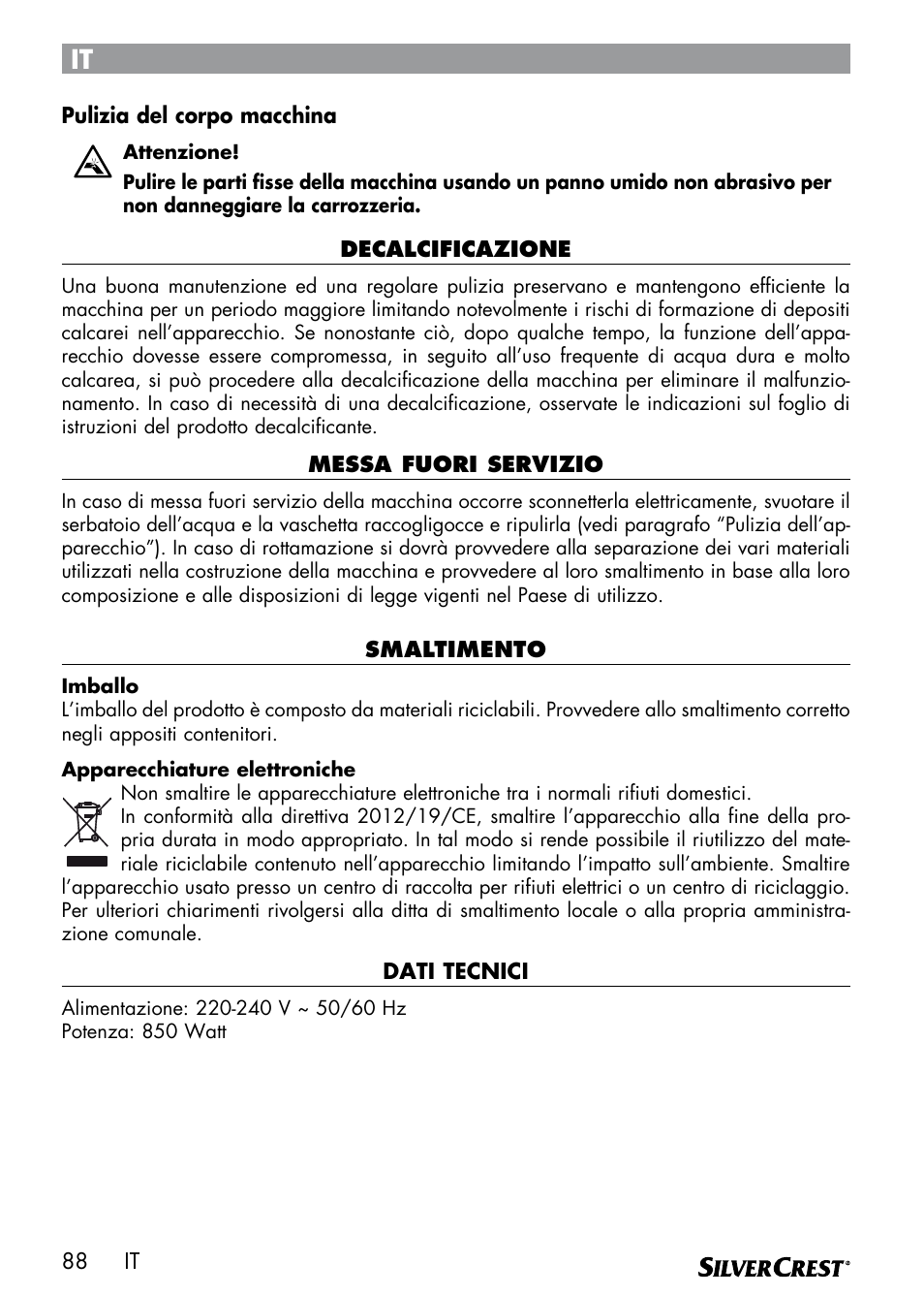 Silvercrest SEMR 850 A1 User Manual | Page 88 / 91