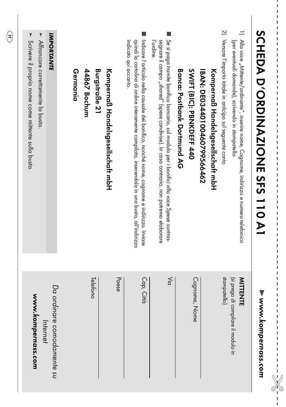 Sc hed a d‘ordinazione sfs 110 a1 | Silvercrest SFS 110 A1 User Manual | Page 35 / 80