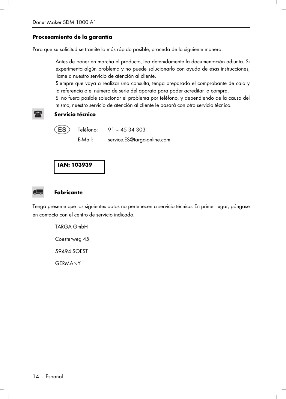 Silvercrest SDM 1000 A1 User Manual | Page 16 / 70