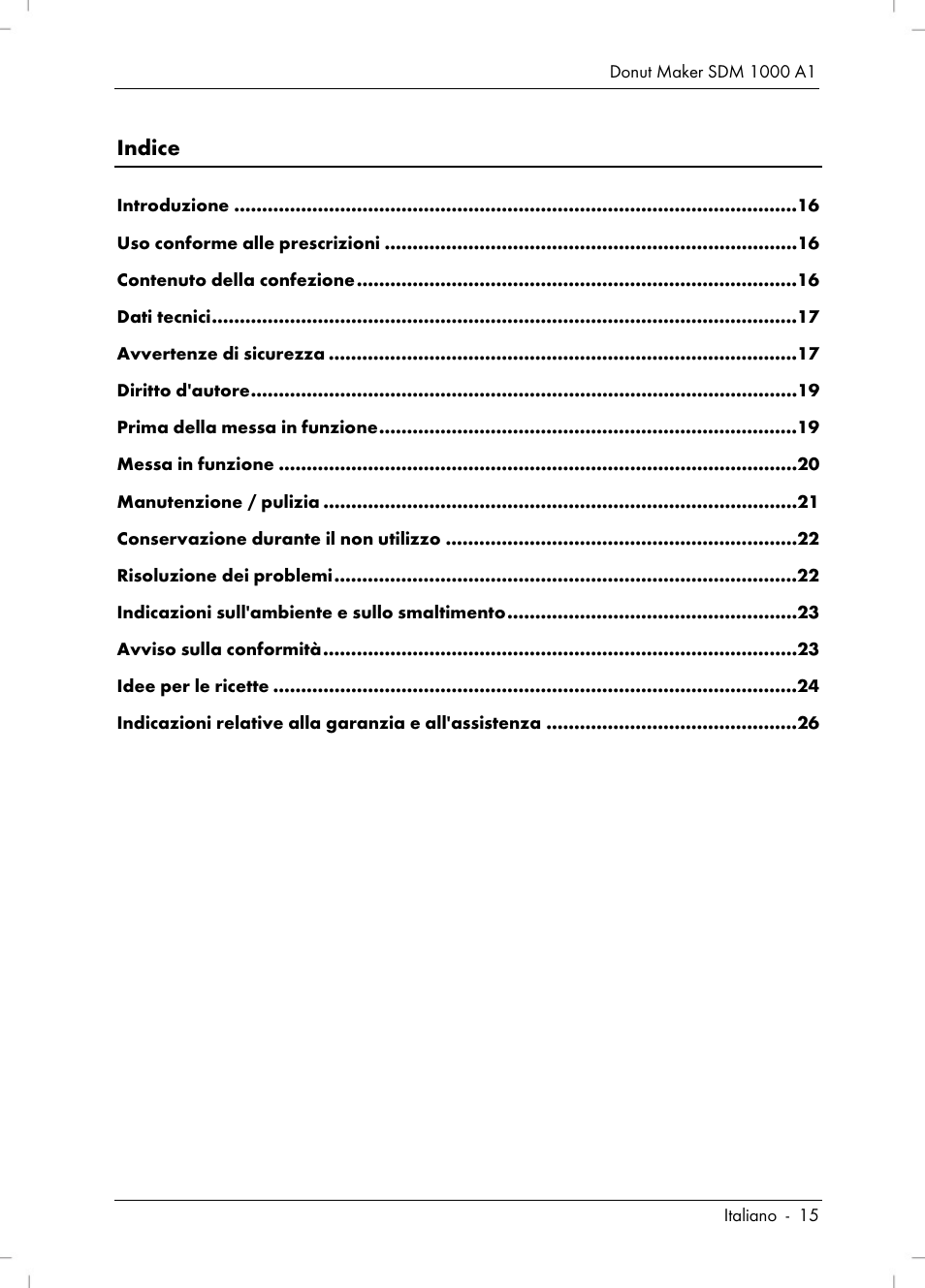 Silvercrest SDM 1000 A1 User Manual | Page 17 / 70