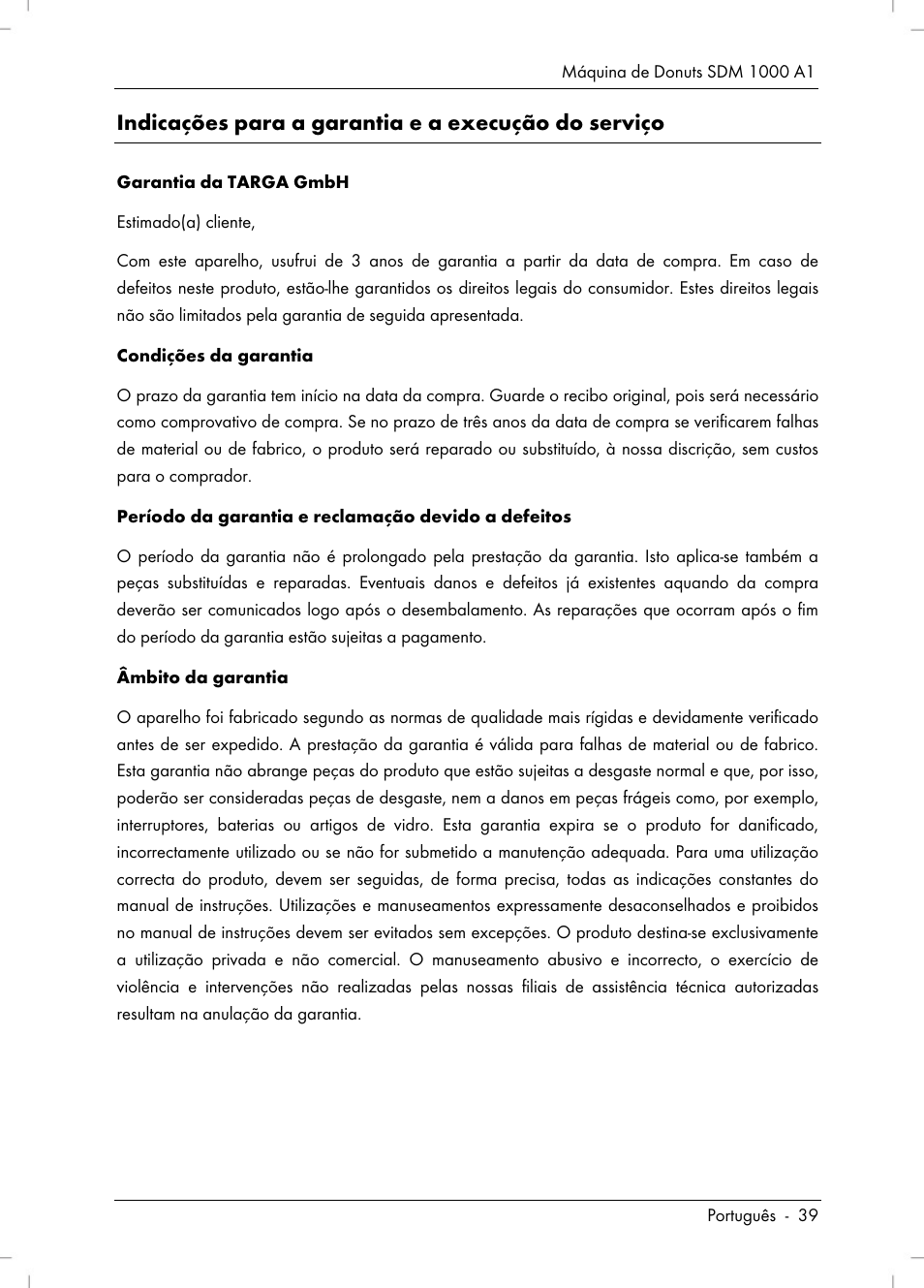 Indicações para a garantia e a execução do serviço | Silvercrest SDM 1000 A1 User Manual | Page 41 / 70