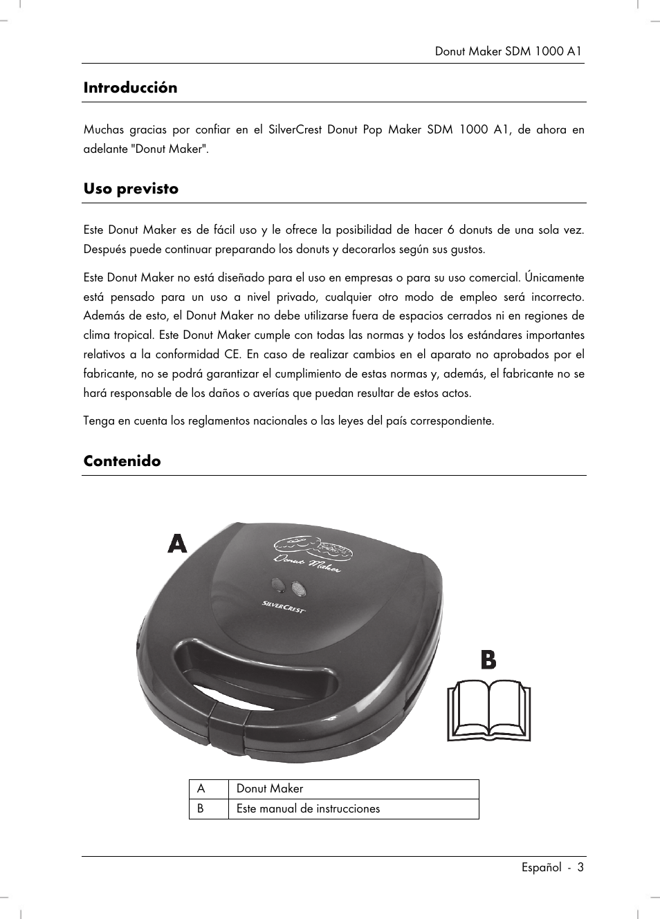 Silvercrest SDM 1000 A1 User Manual | Page 5 / 70