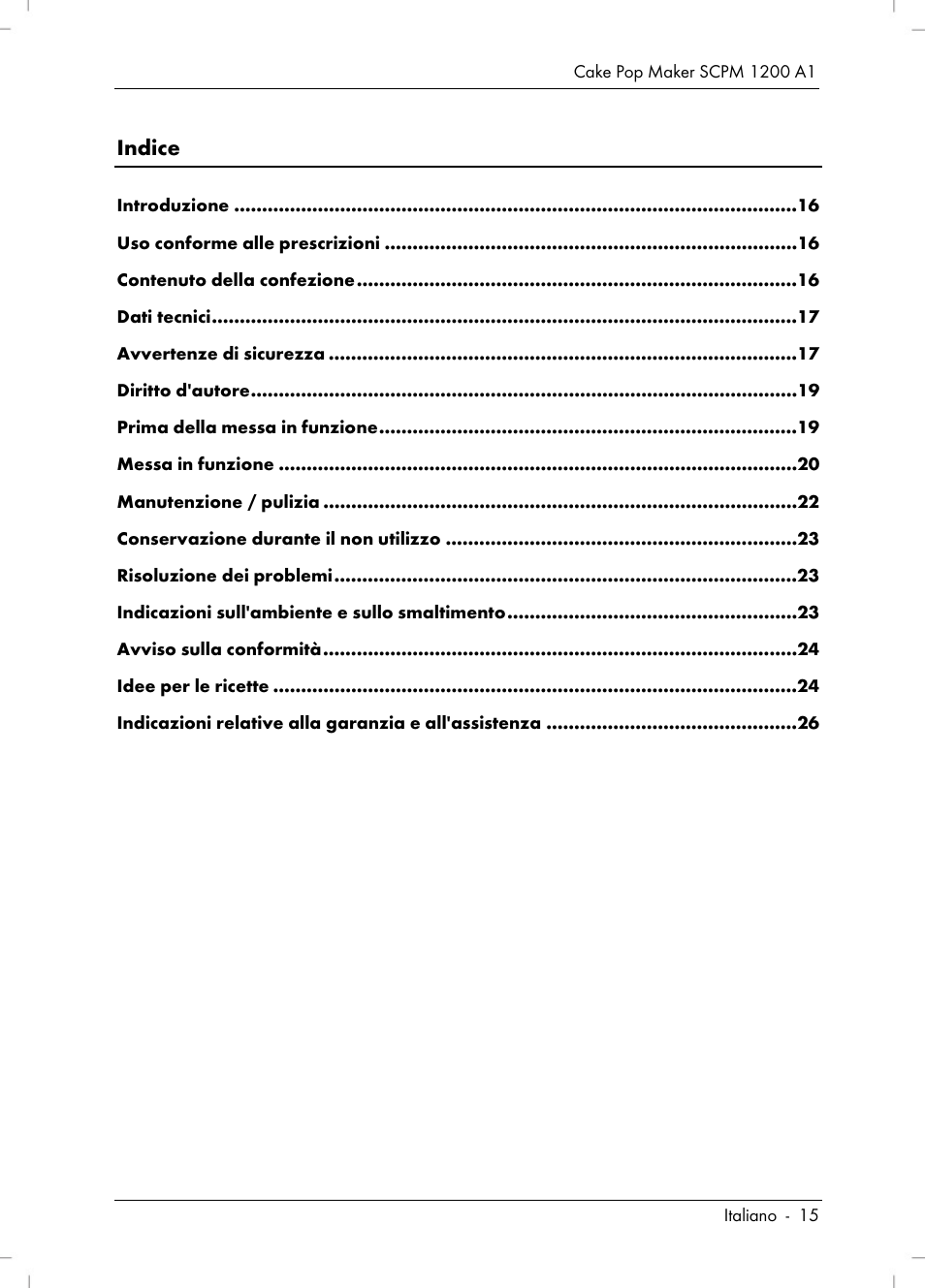 Silvercrest SCPM 1200 A1 User Manual | Page 17 / 70