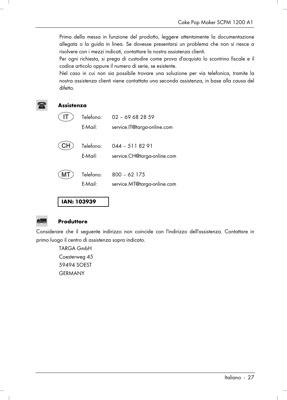 Silvercrest SCPM 1200 A1 User Manual | Page 29 / 70