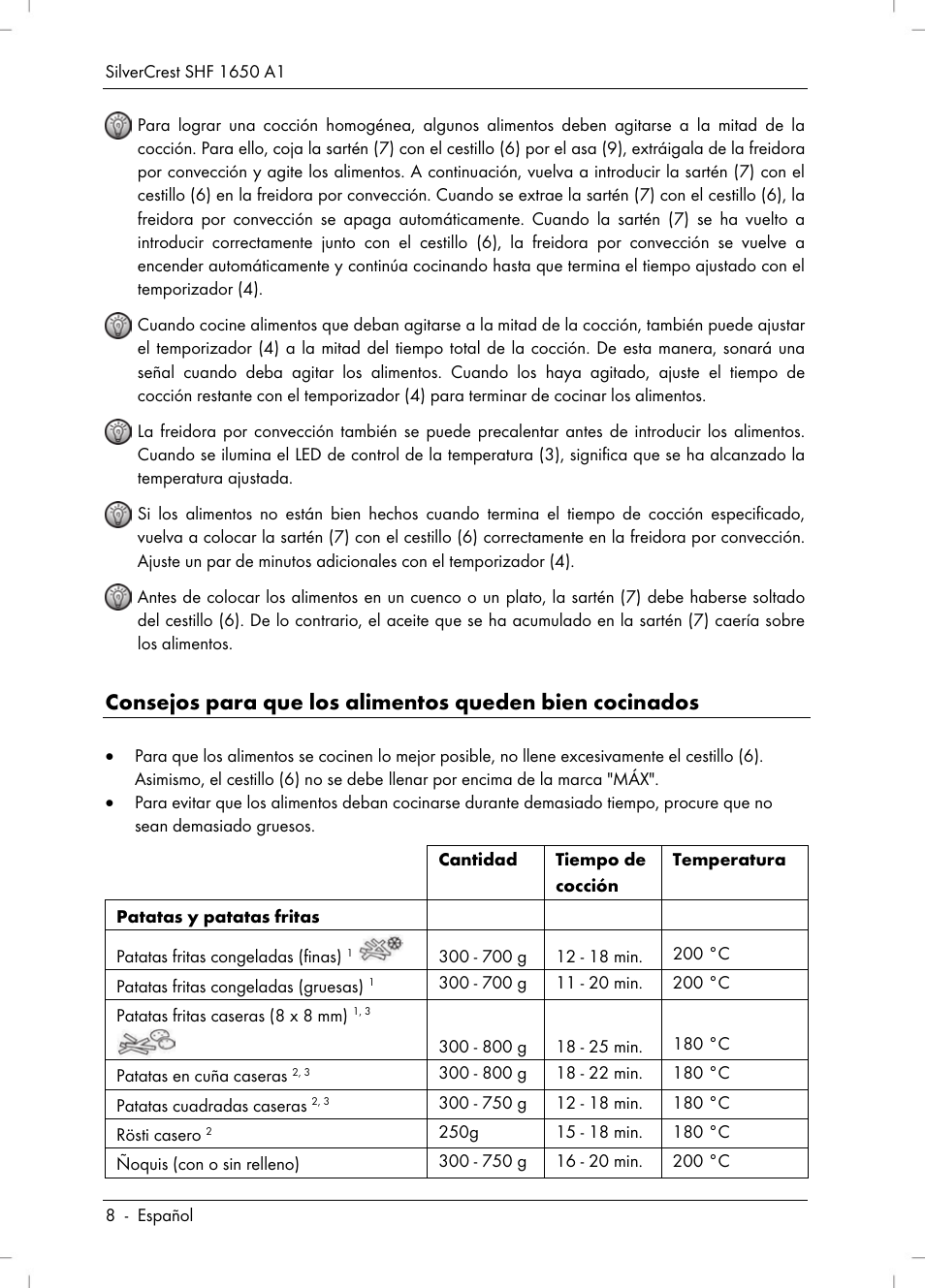 Silvercrest SHF 1650 A1 User Manual | Page 10 / 84
