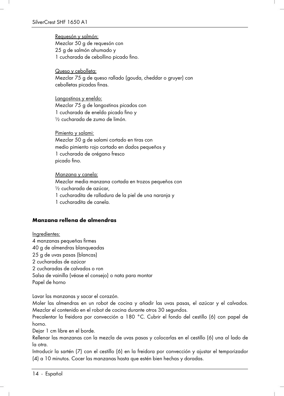 Silvercrest SHF 1650 A1 User Manual | Page 16 / 84