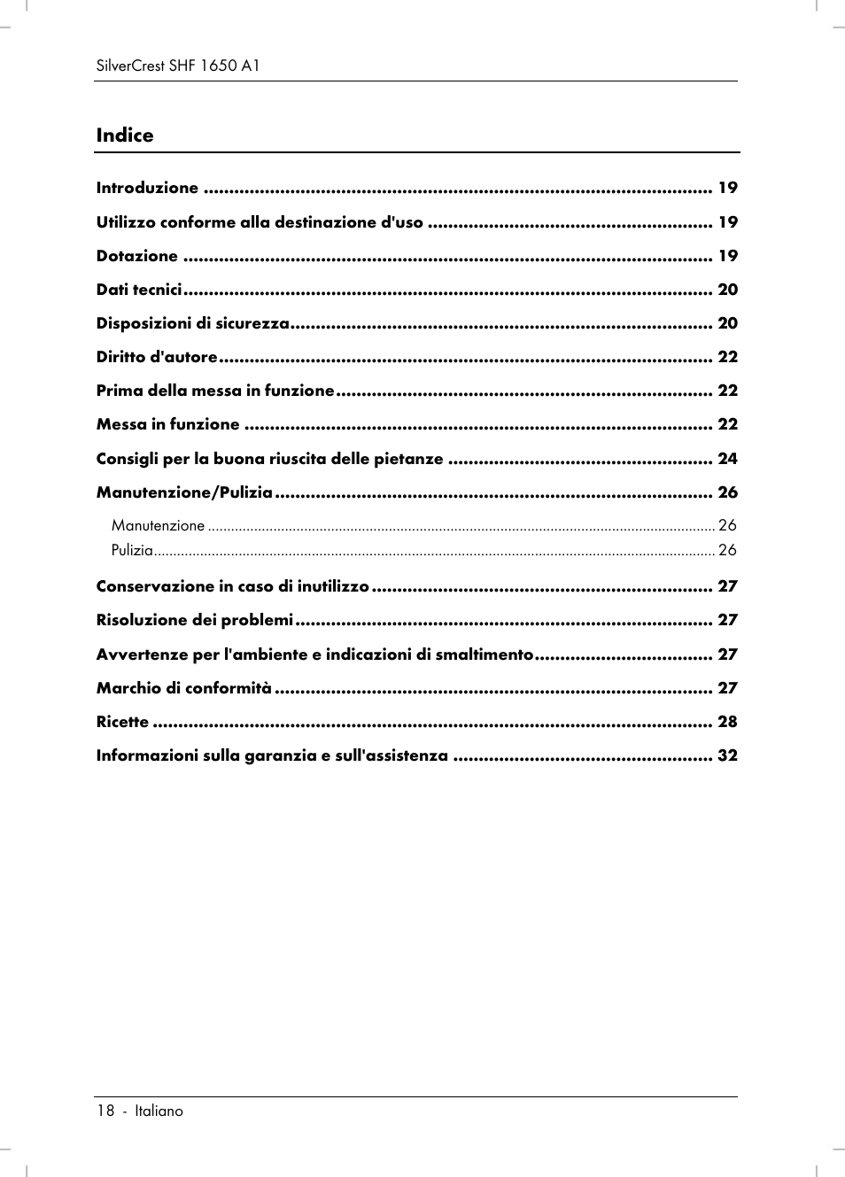 Silvercrest SHF 1650 A1 User Manual | Page 20 / 84