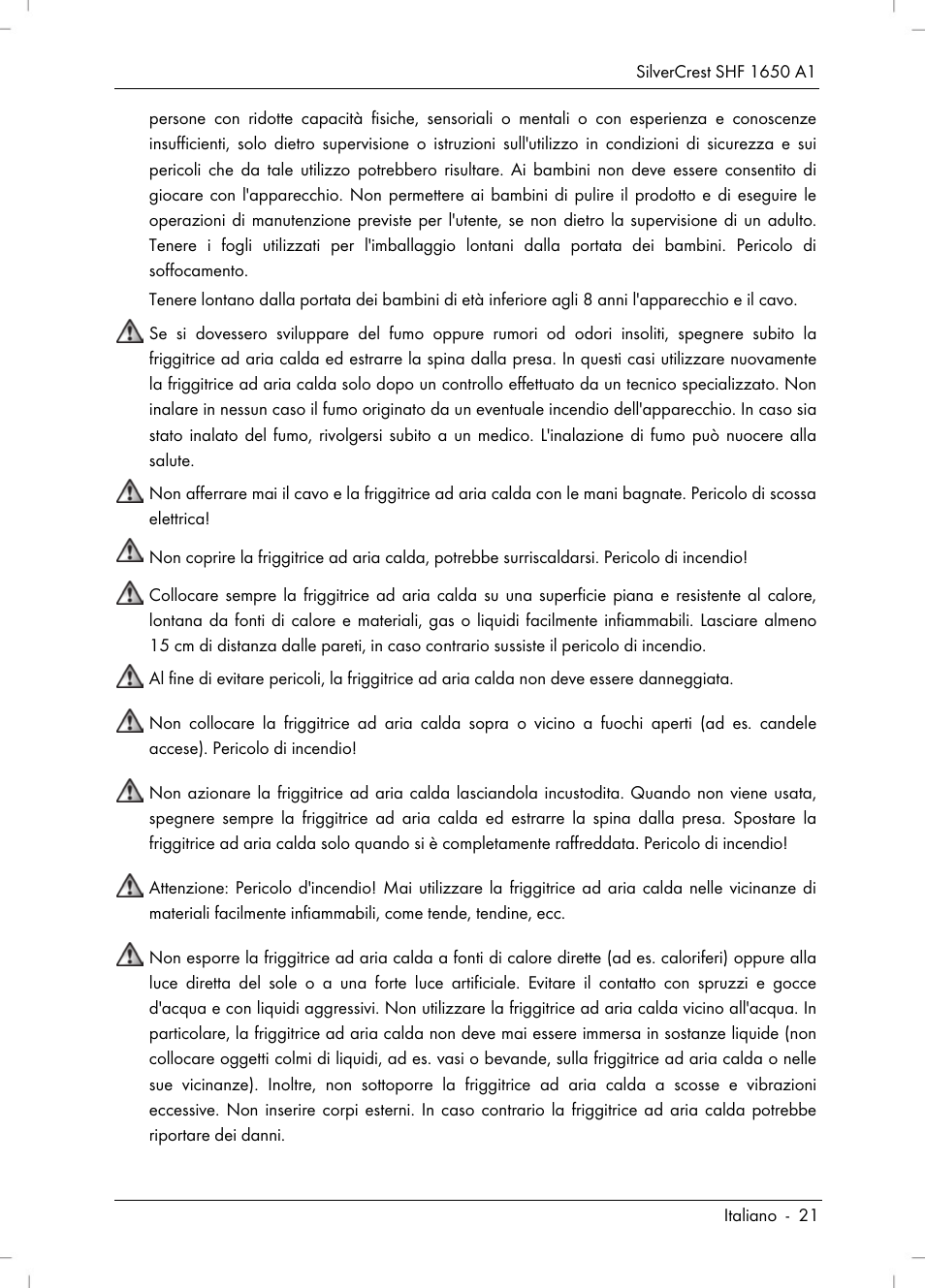 Silvercrest SHF 1650 A1 User Manual | Page 23 / 84