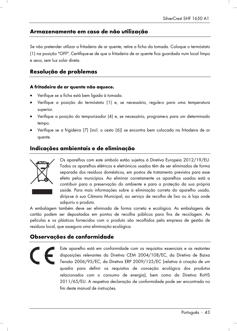 Silvercrest SHF 1650 A1 User Manual | Page 45 / 84