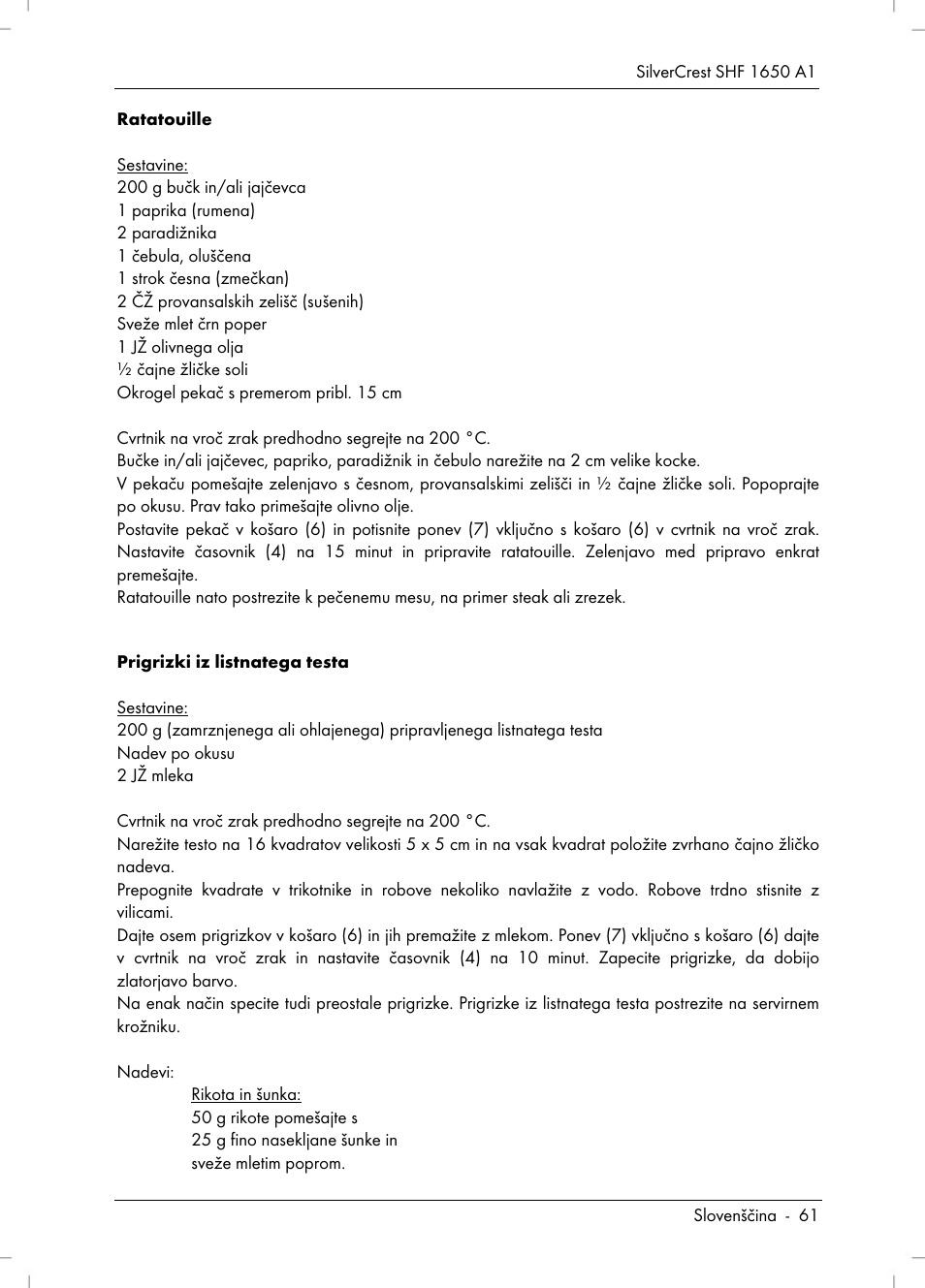 Silvercrest SHF 1650 A1 User Manual | Page 63 / 116