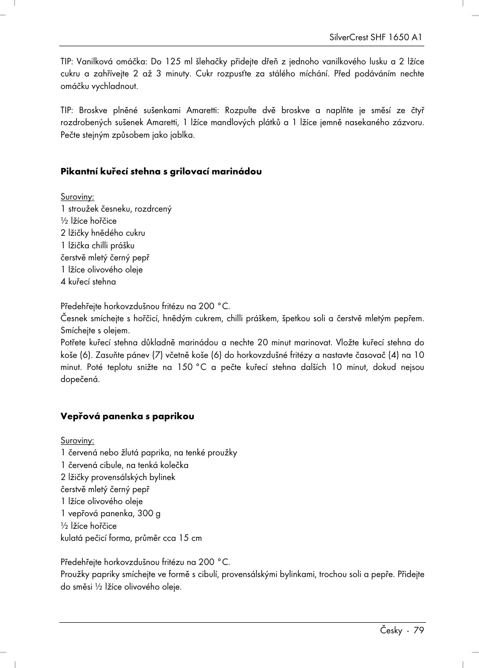 Silvercrest SHF 1650 A1 User Manual | Page 81 / 116