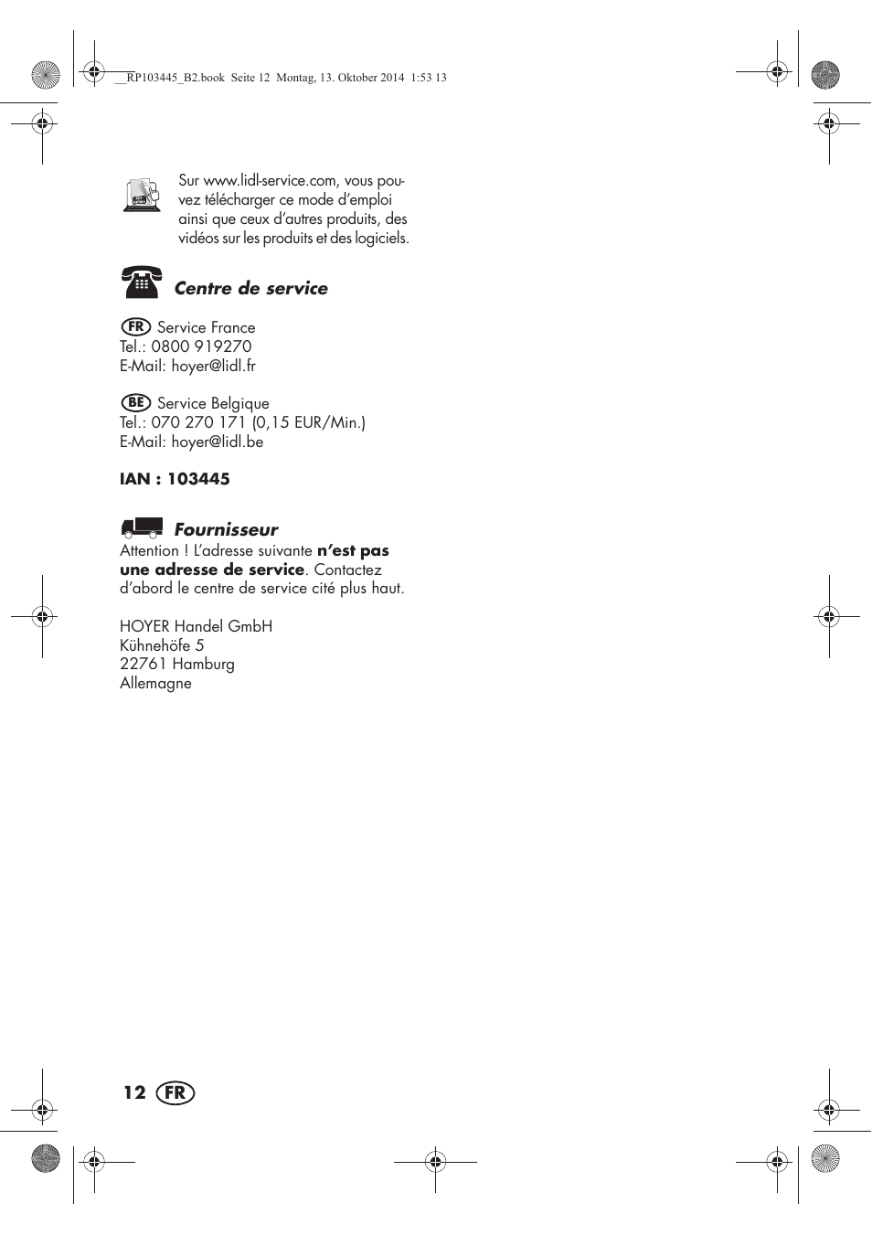 Silvercrest SECM 12 A1 User Manual | Page 14 / 50