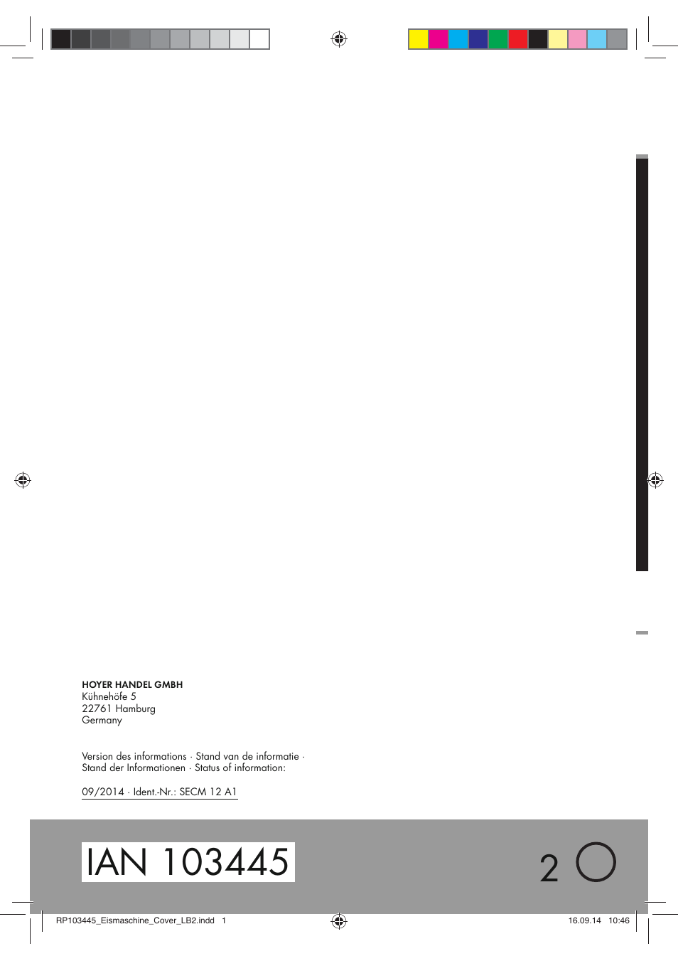 Silvercrest SECM 12 A1 User Manual | Page 50 / 50