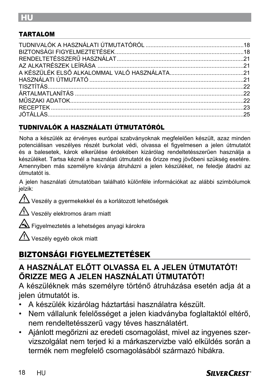 Silvercrest SWER 700 A1 User Manual | Page 20 / 82