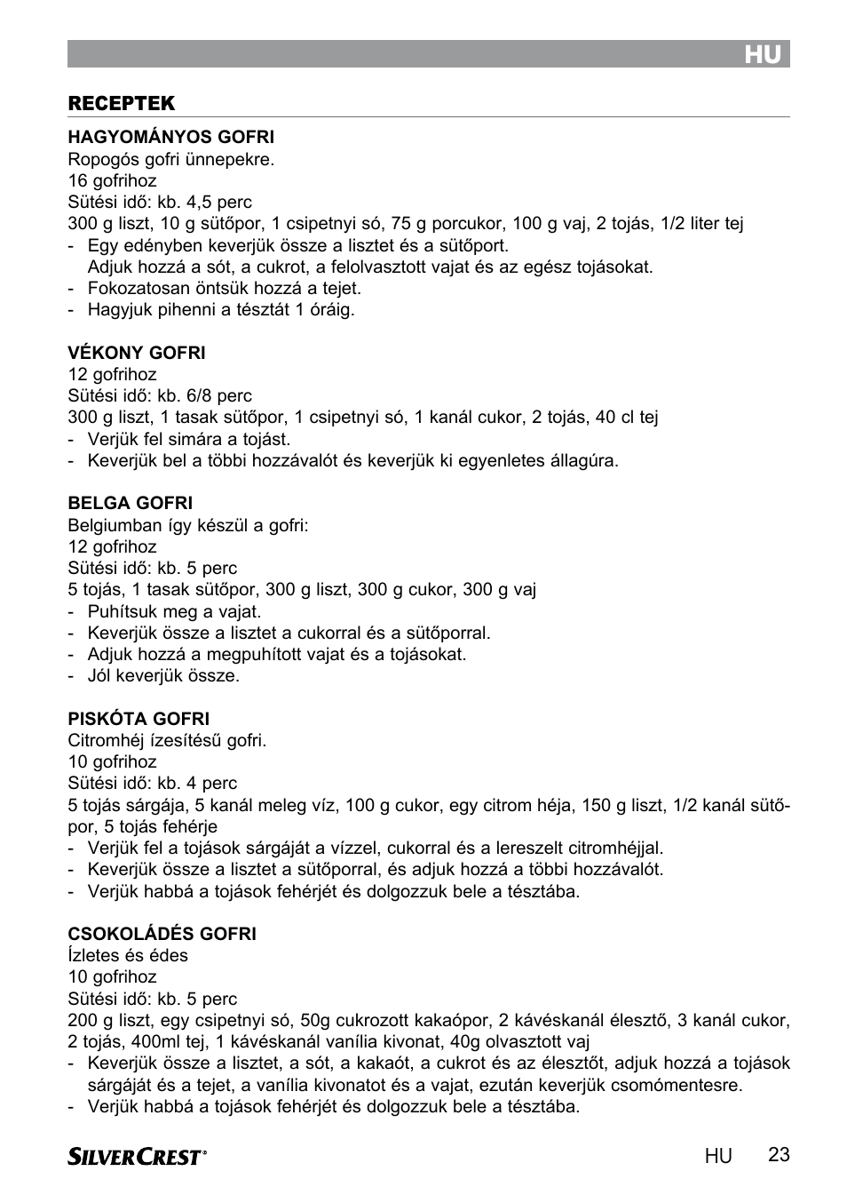 Silvercrest SWER 700 A1 User Manual | Page 25 / 82