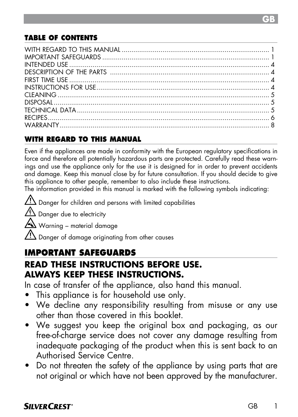 Silvercrest SWER 700 A1 User Manual | Page 3 / 82