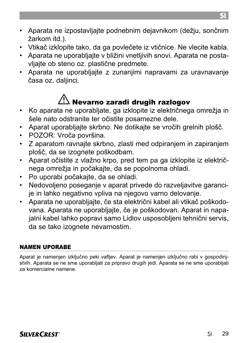 Silvercrest SWER 700 A1 User Manual | Page 31 / 82