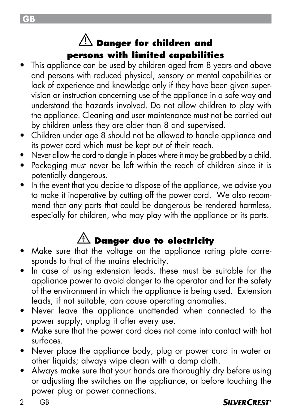 Silvercrest SWER 700 A1 User Manual | Page 4 / 82