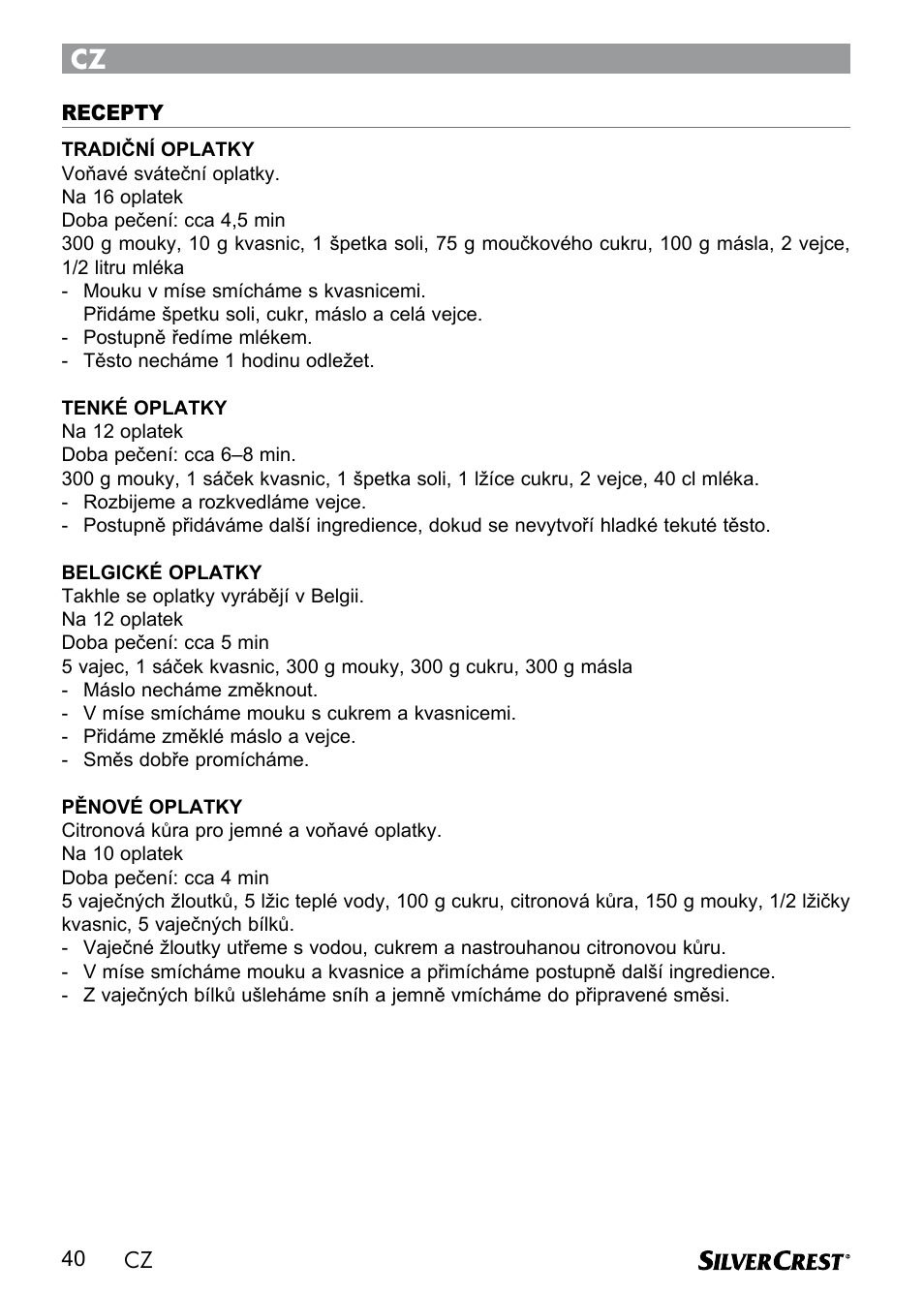 Silvercrest SWER 700 A1 User Manual | Page 42 / 82