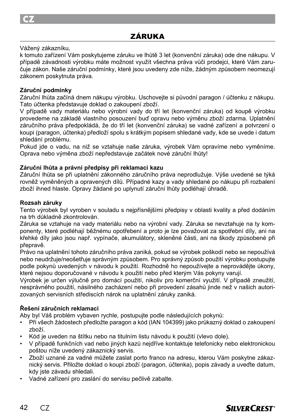 Silvercrest SWER 700 A1 User Manual | Page 44 / 82