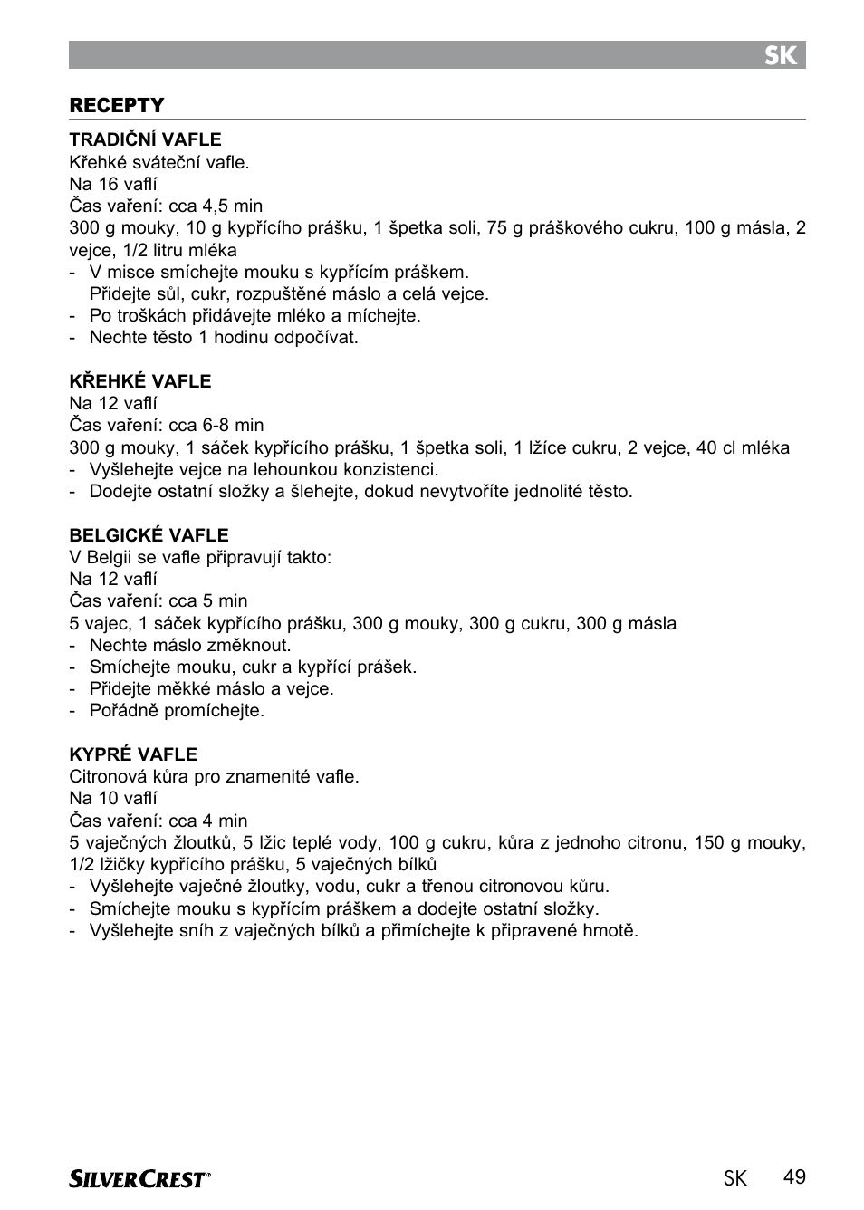 Silvercrest SWER 700 A1 User Manual | Page 51 / 82