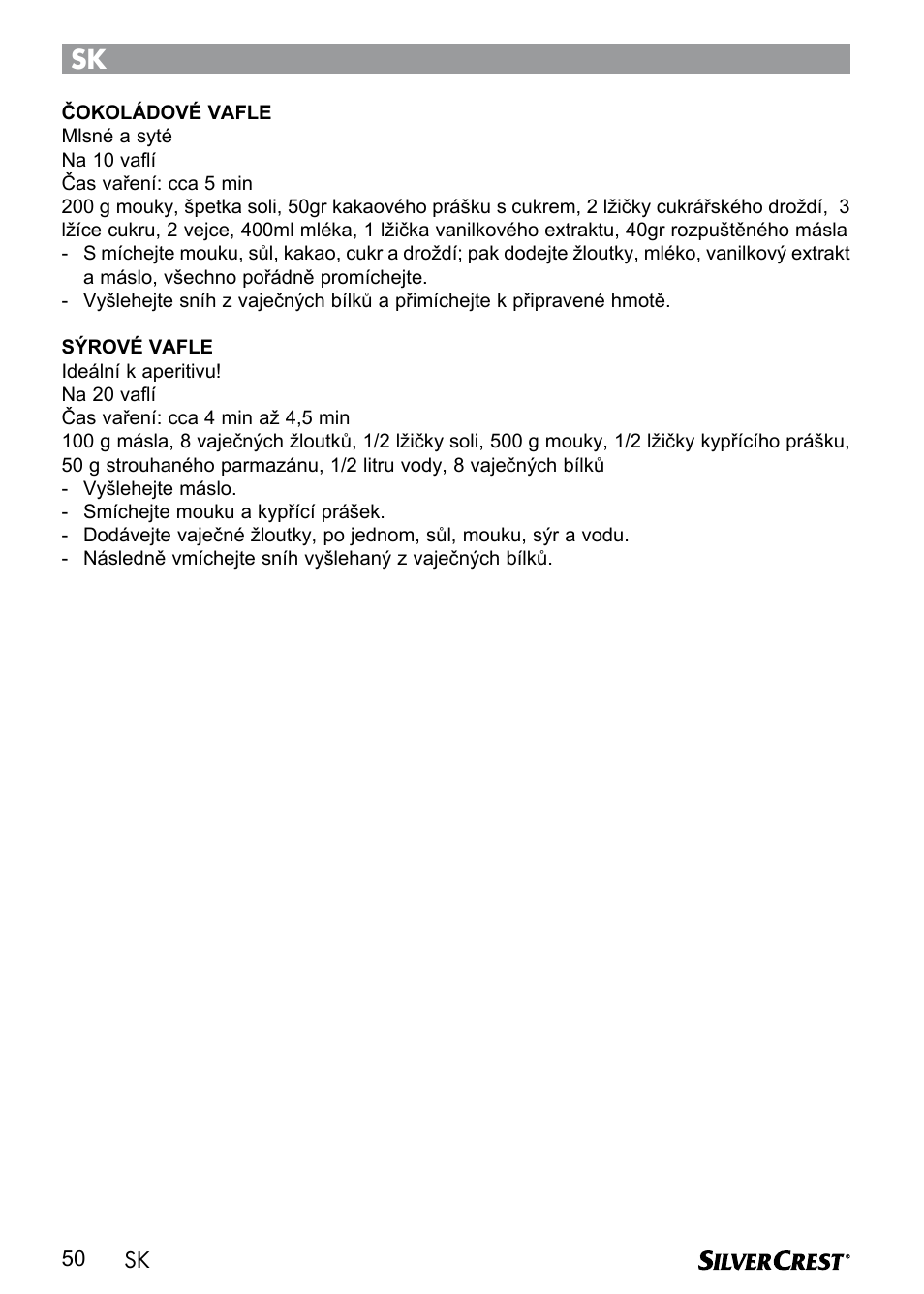 Silvercrest SWER 700 A1 User Manual | Page 52 / 82