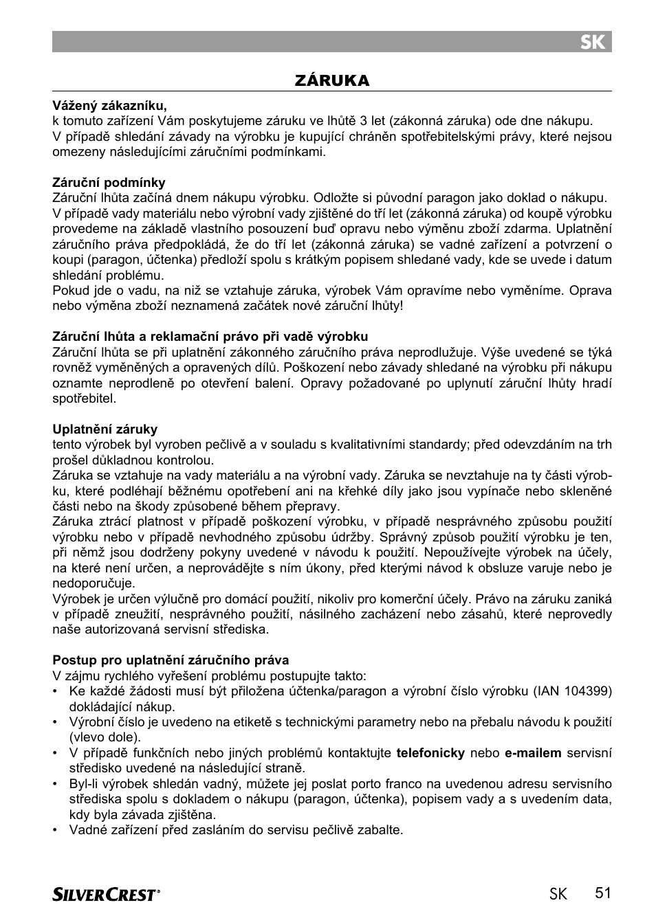 Silvercrest SWER 700 A1 User Manual | Page 53 / 82
