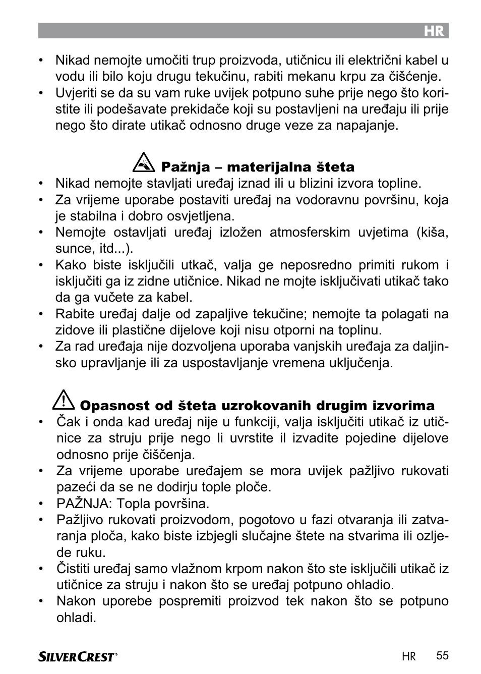 Silvercrest SWER 700 A1 User Manual | Page 57 / 82