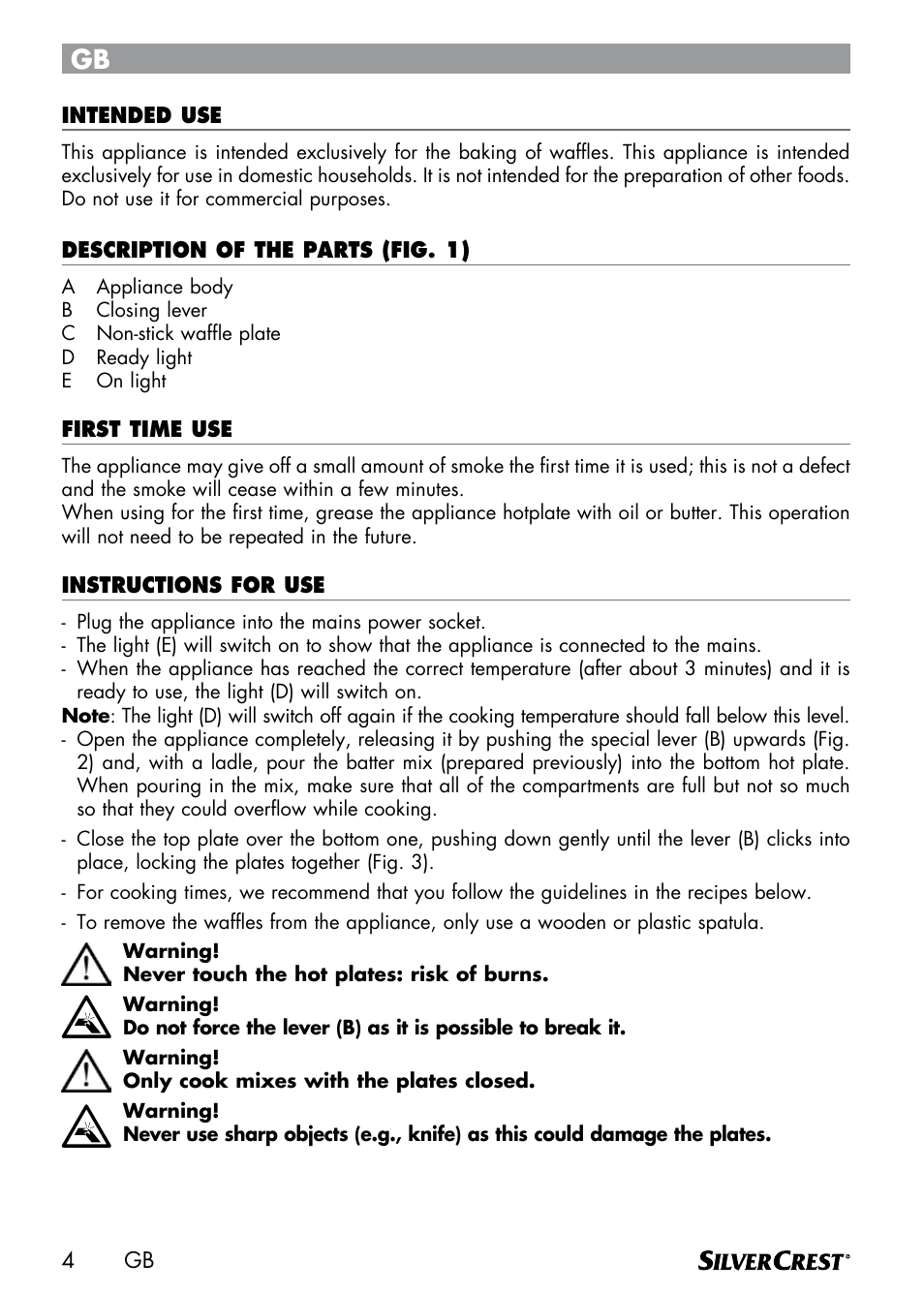 Silvercrest SWER 700 A1 User Manual | Page 6 / 82