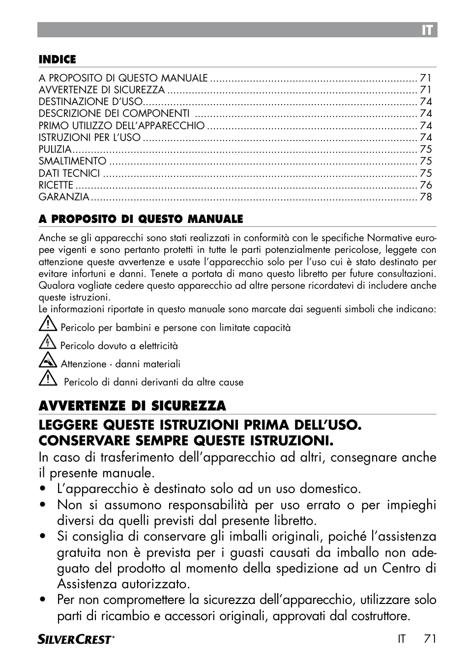 Silvercrest SWER 700 A1 User Manual | Page 73 / 82