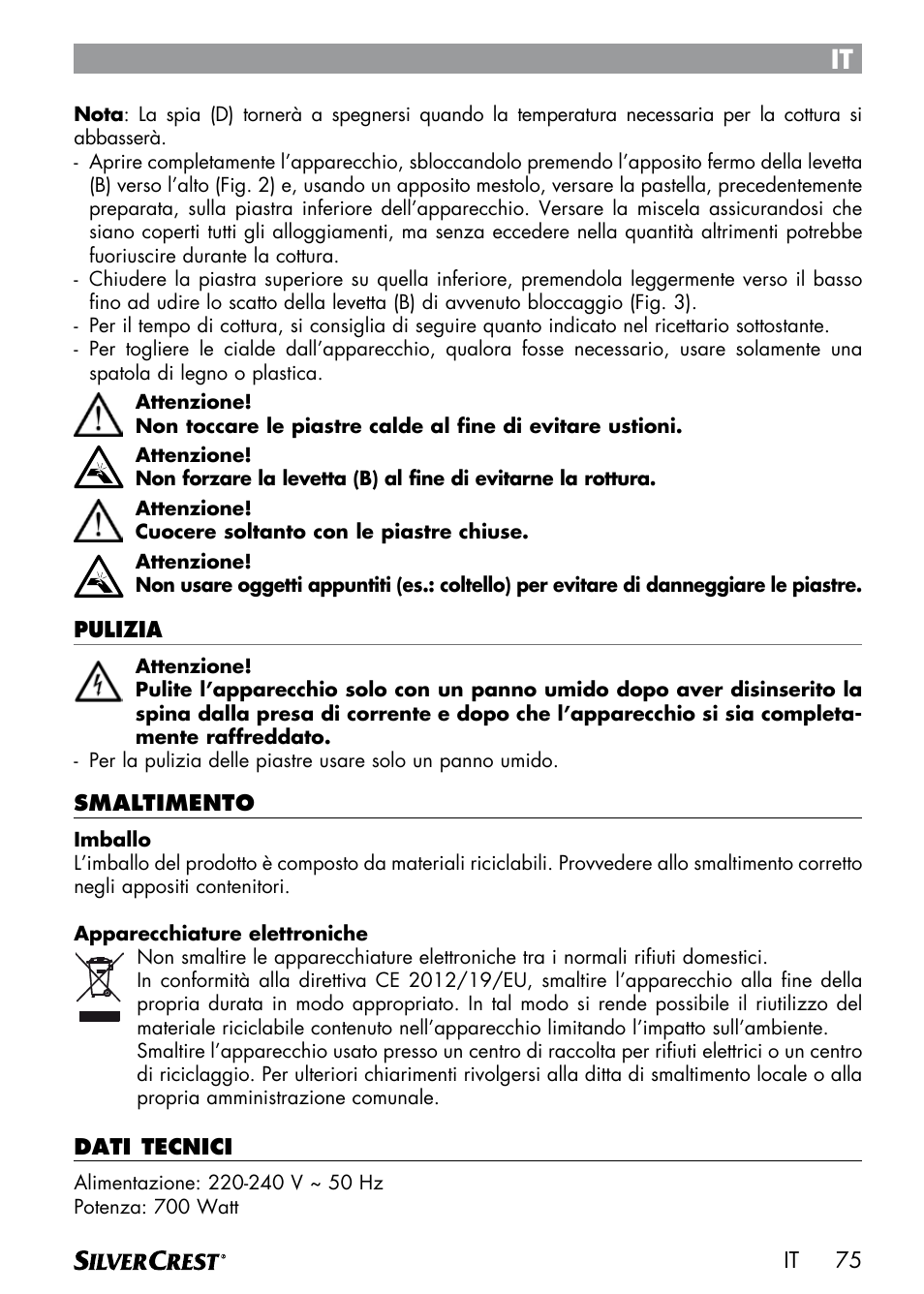 Silvercrest SWER 700 A1 User Manual | Page 77 / 82