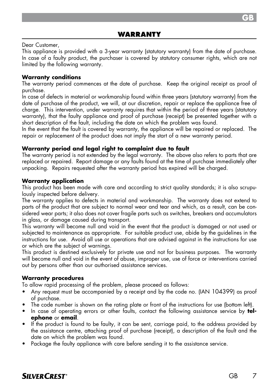 Silvercrest SWER 700 A1 User Manual | Page 9 / 82