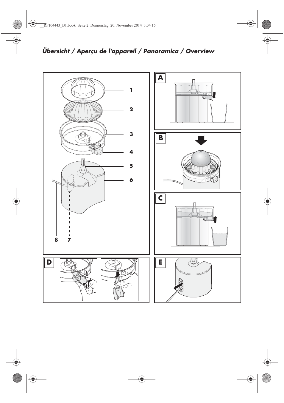 Cd b e | Silvercrest SZP 40 A1 User Manual | Page 3 / 38