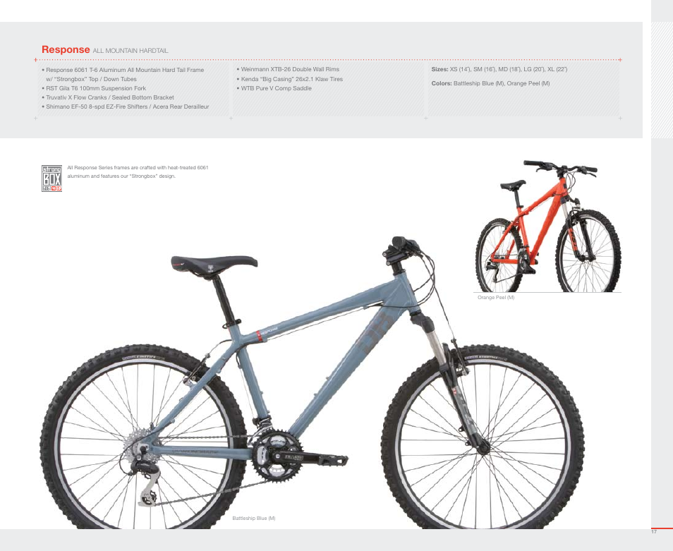 Response | Diamondback 2007 User Manual | Page 19 / 68