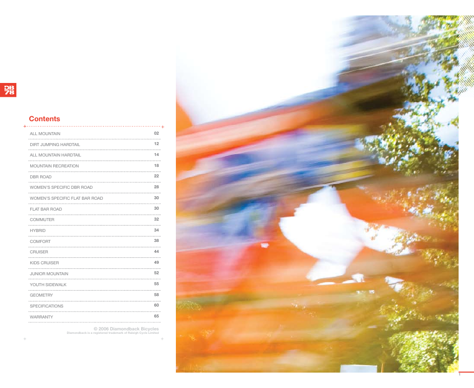Diamondback 2007 User Manual | Page 3 / 68