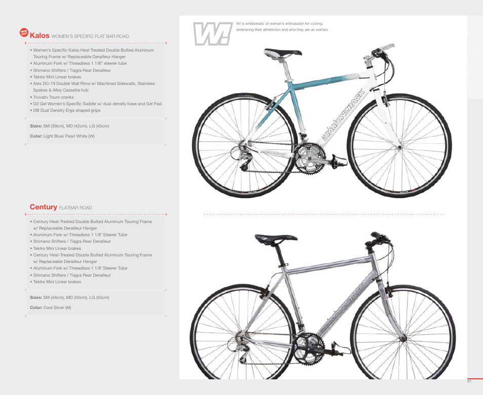 Century, Kalos | Diamondback 2007 User Manual | Page 33 / 68