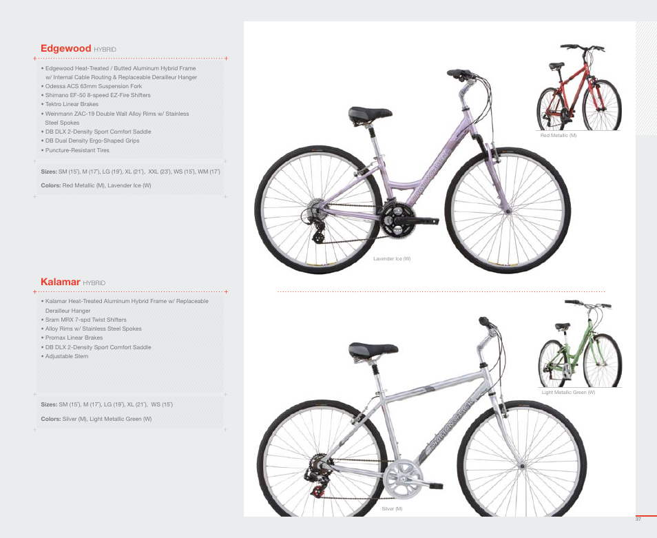 Edgewood, Kalamar | Diamondback 2007 User Manual | Page 39 / 68