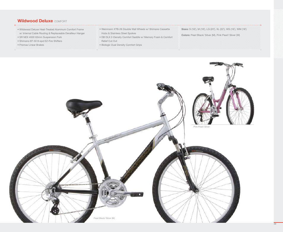Wildwood deluxe | Diamondback 2007 User Manual | Page 41 / 68