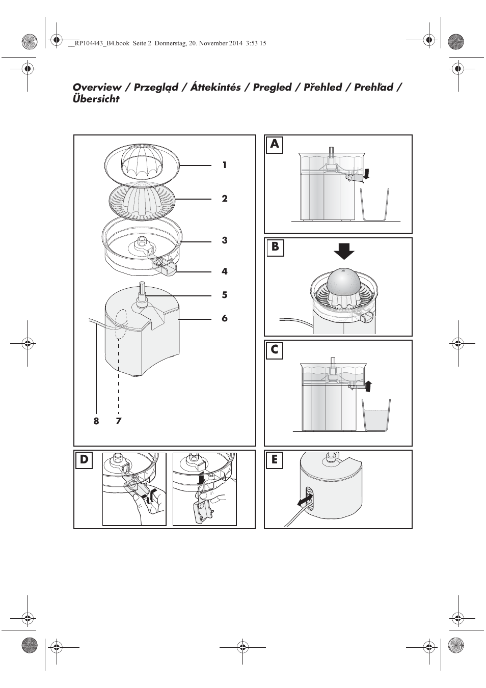Cd b e | Silvercrest SZP 40 A1 User Manual | Page 3 / 62