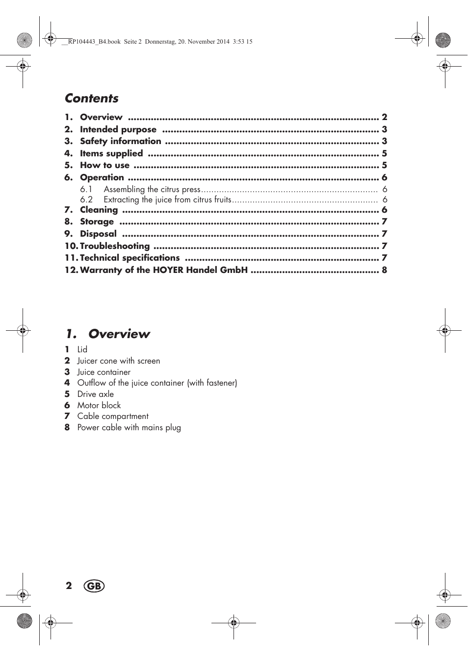 Silvercrest SZP 40 A1 User Manual | Page 4 / 62